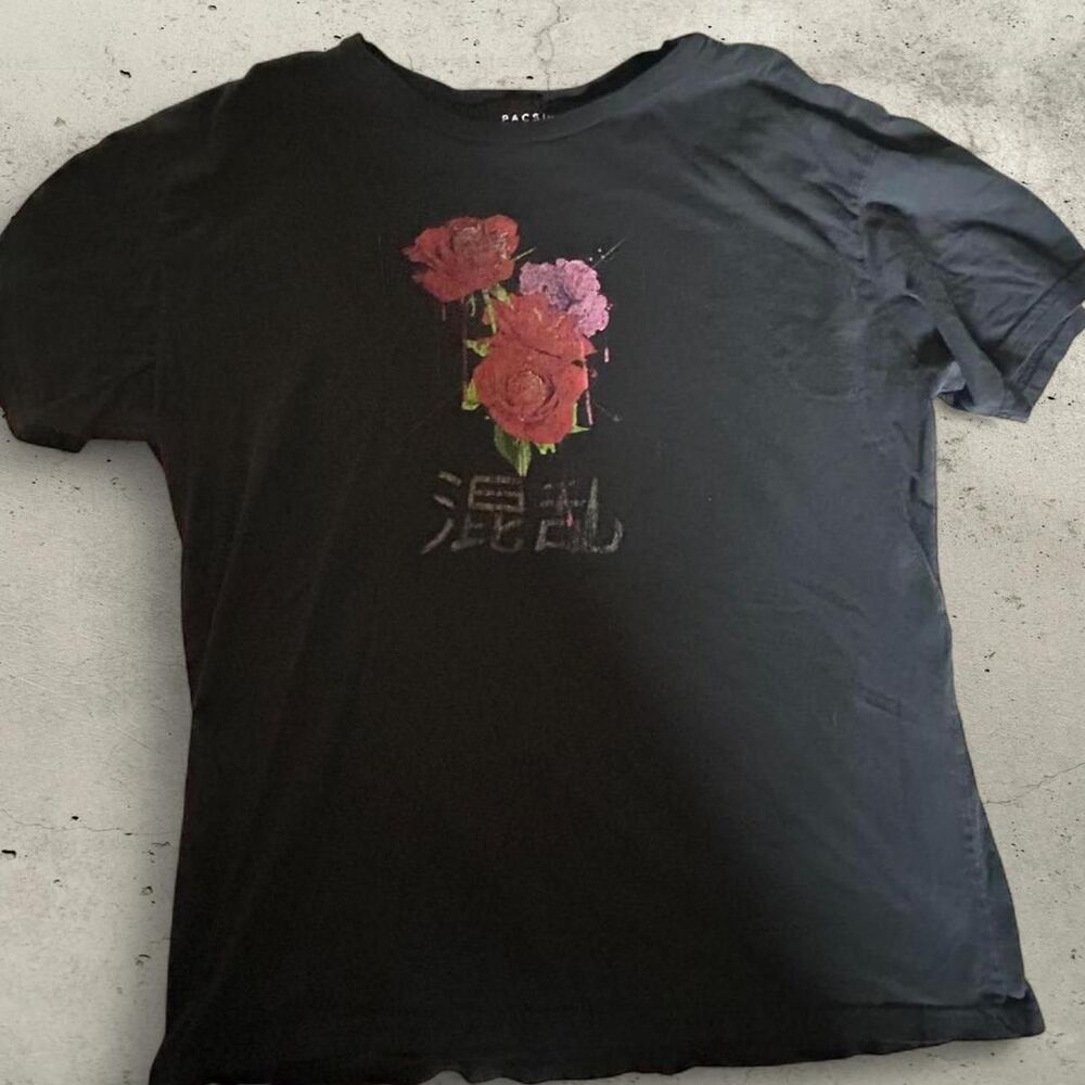 Unbranded Women's Black and Grey T-shirt